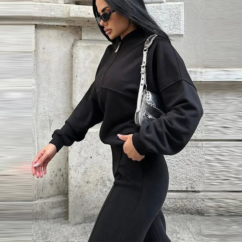 Ensemble veste et pantalon décontracté mode femmes