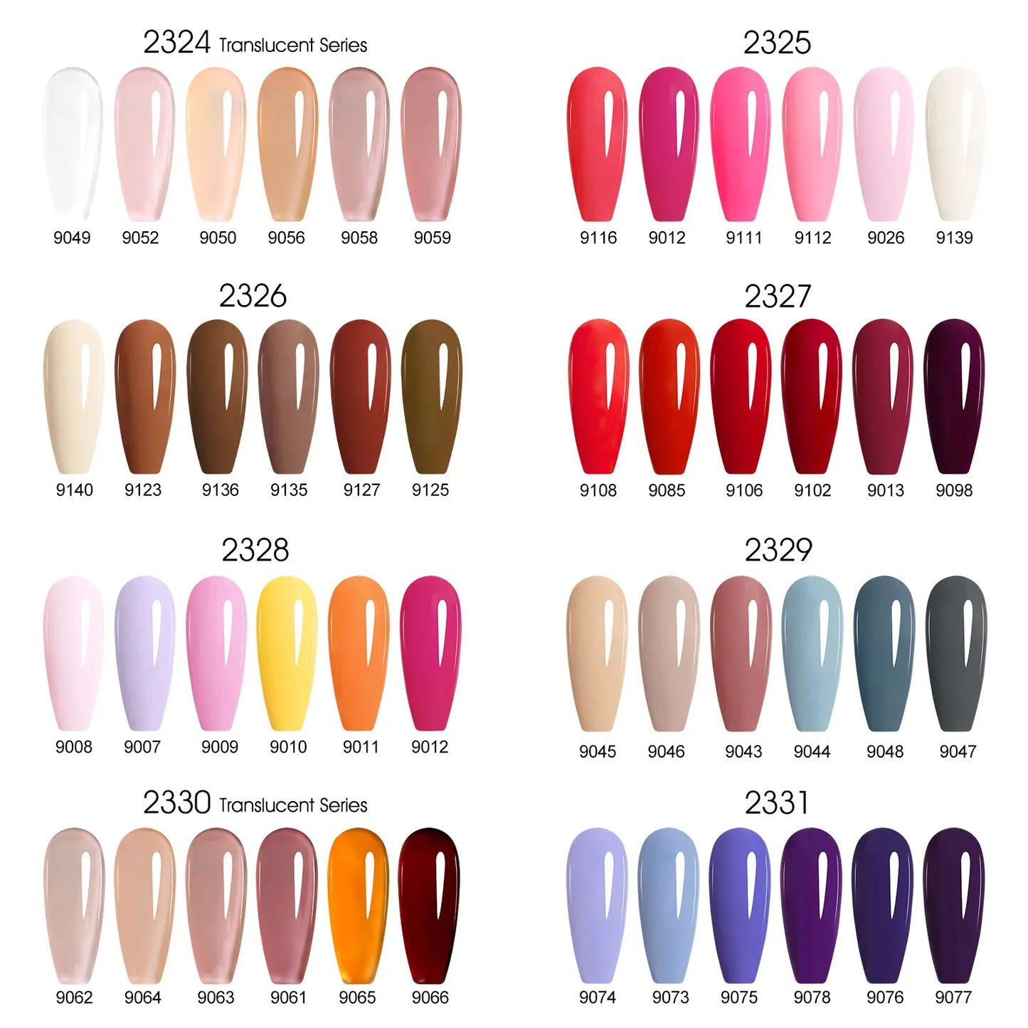 Kit vernis à ongles gel nombreuses couleurs