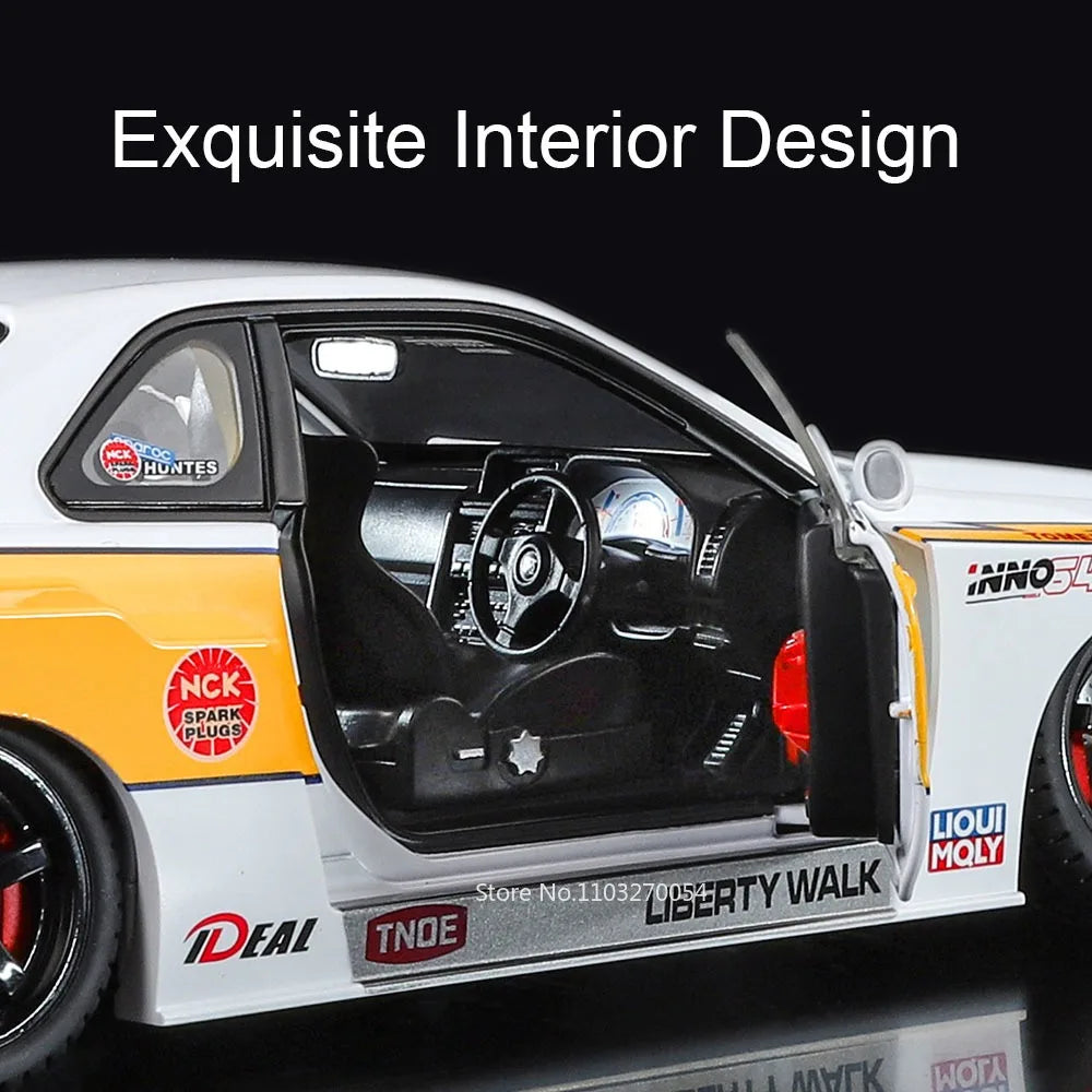 super car GTR 1/18 en alliage