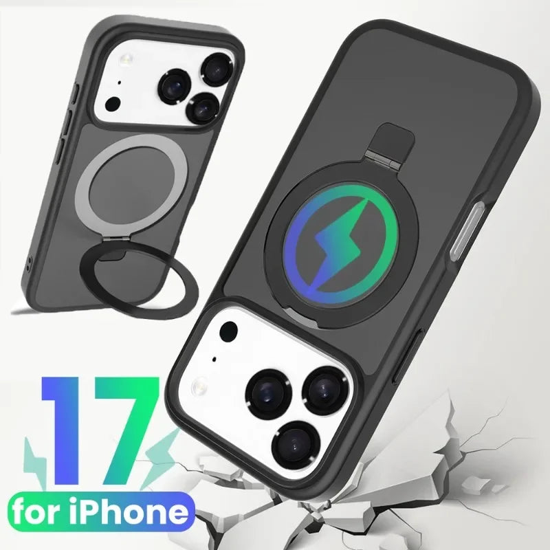 étuit magnetique mate pour iphone 17