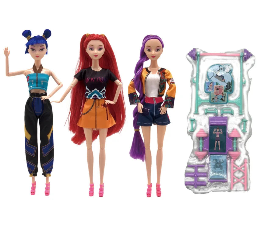 poupée KPOP Demon Hunters seule ou en coffret avec accessoires