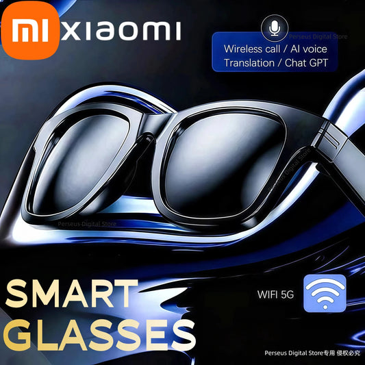 Xiaomi 4K AI 4K lunettes intelligentes avec caméra 100MP bluetooth pour hommes/femmes