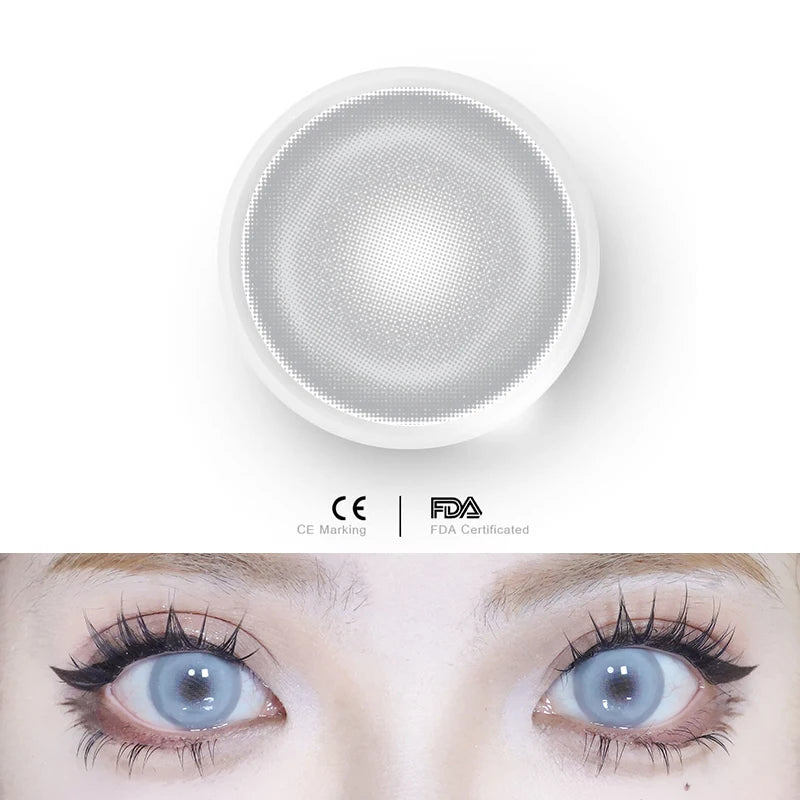 1 paire de lentilles de Contact souples effrayantes pour Halloween 14.5mm