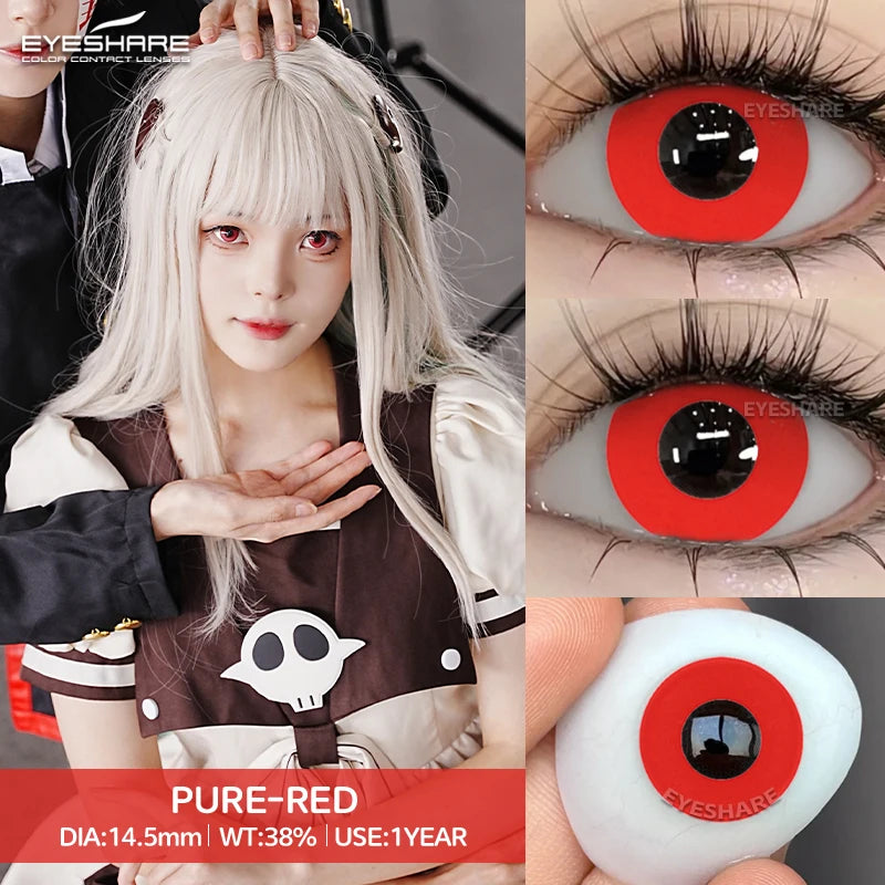 "Des yeux qui hantent. Lentilles Halloween