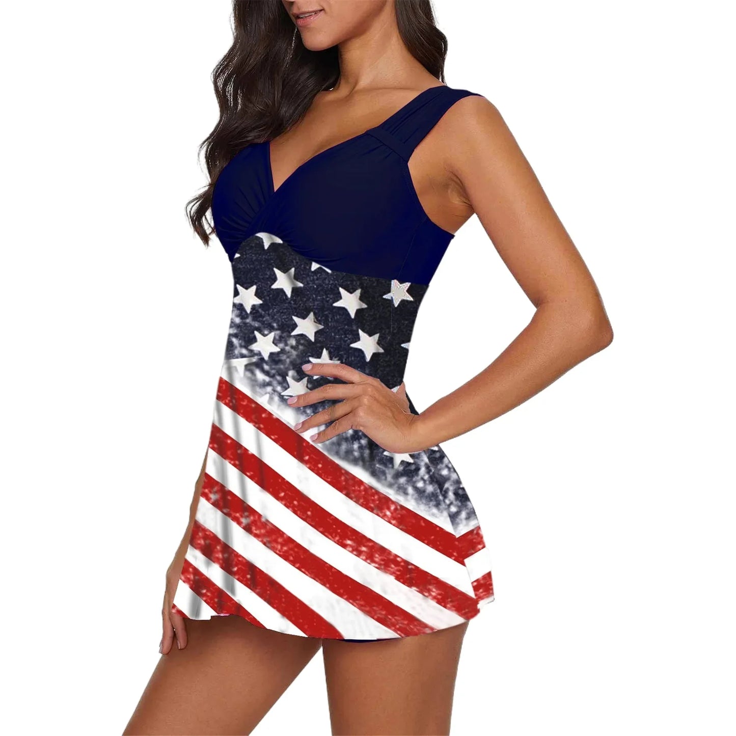 Tankini Femme Grande Taille - Maillot de Bain Jupe Séchage Rapide 🌺