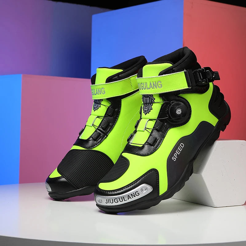 bottine motard hommes/femmes avec protection avant