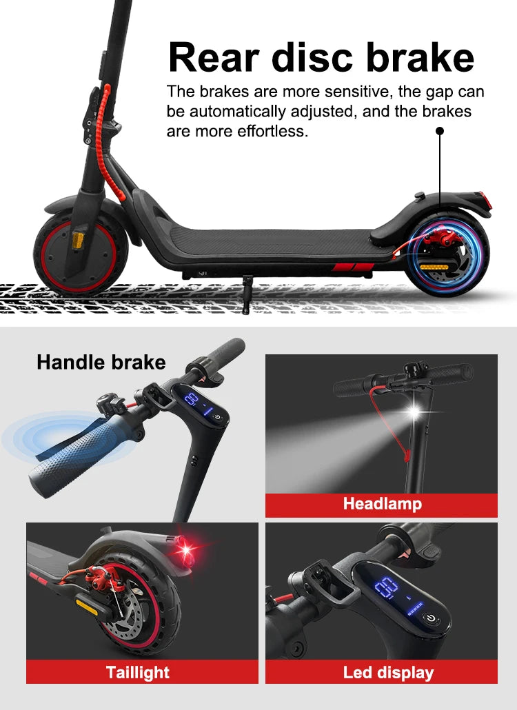 E-scooter électrique adulte 36V/10.4 AH/350 W