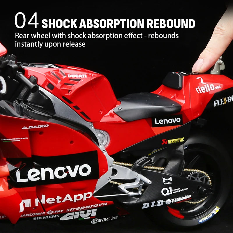 moto GP de collection a l'échelle 1/6 métal "1 francesco bagnaia/23 Enea bastianini"