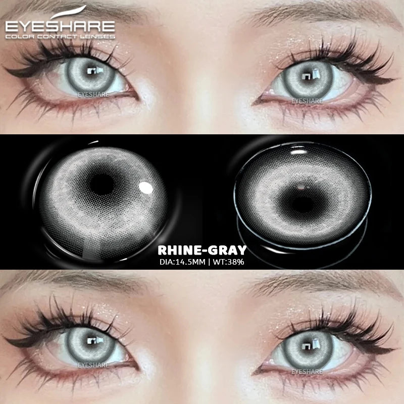 "Un seul regard… et l’horreur commence. Ose les lentilles Halloween."