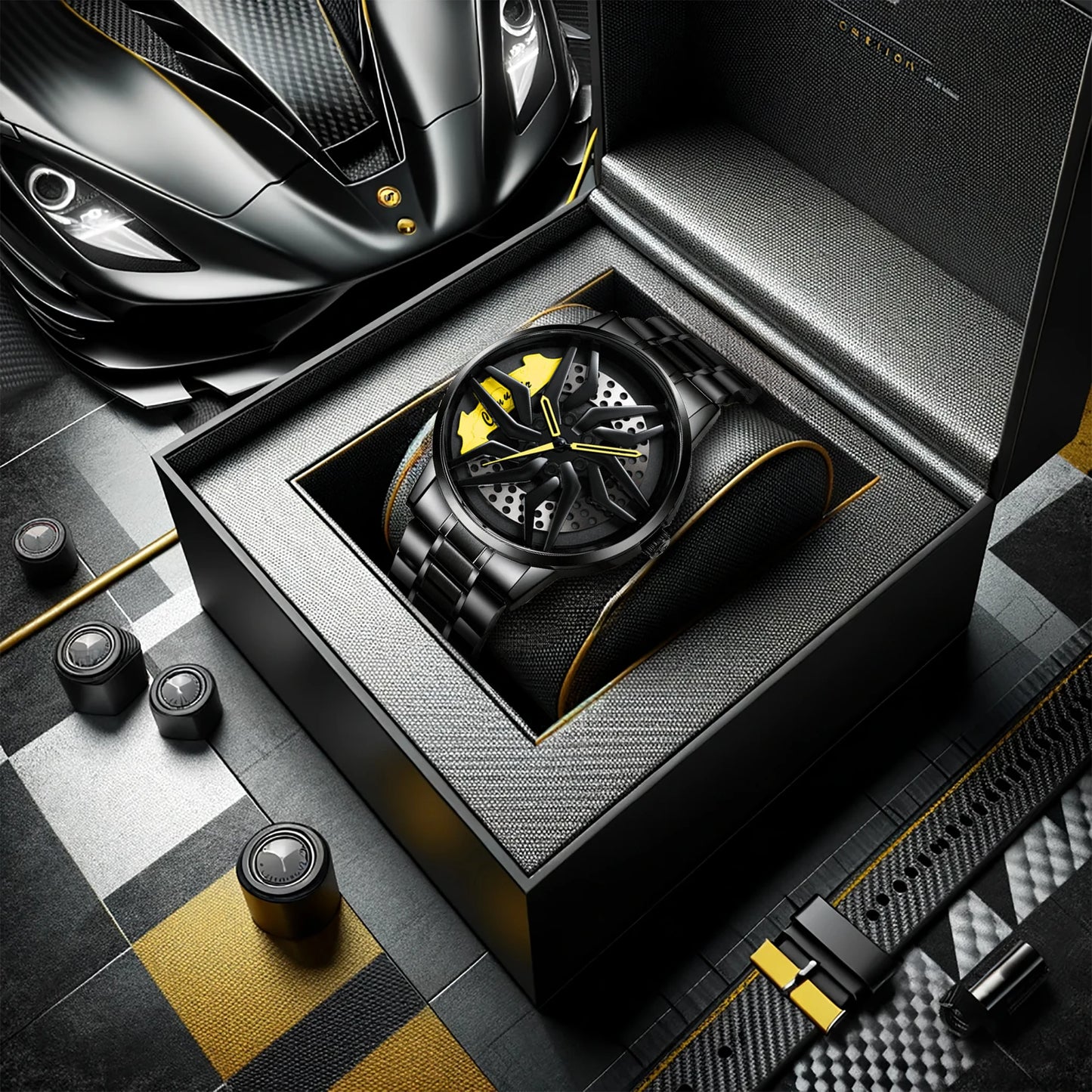 Montre Homme Sport Automobile Lumineuse - Style Business Haut de Gamme