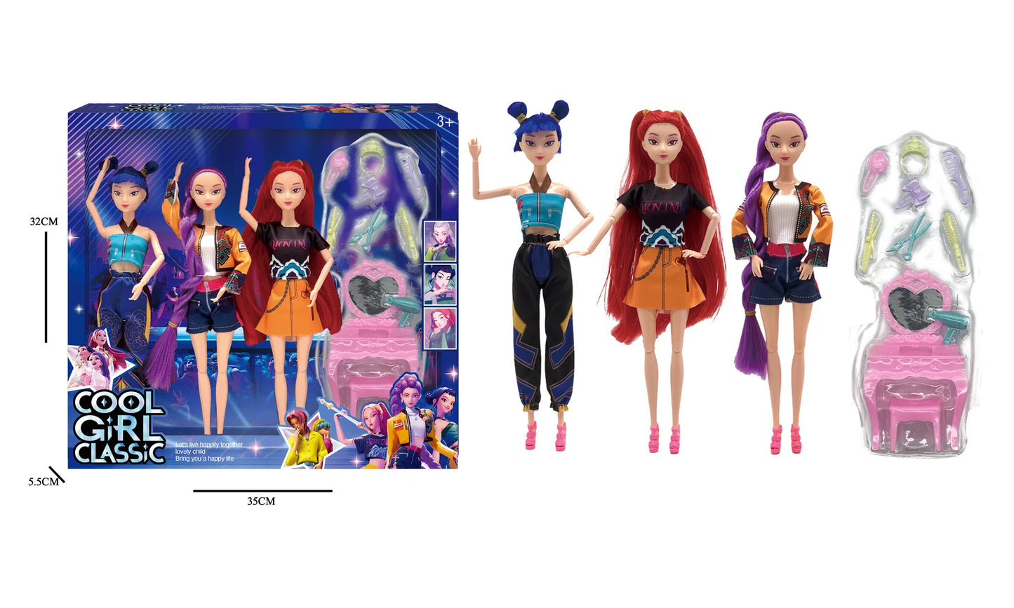 poupée KPOP Demon Hunters seule ou en coffret avec accessoires