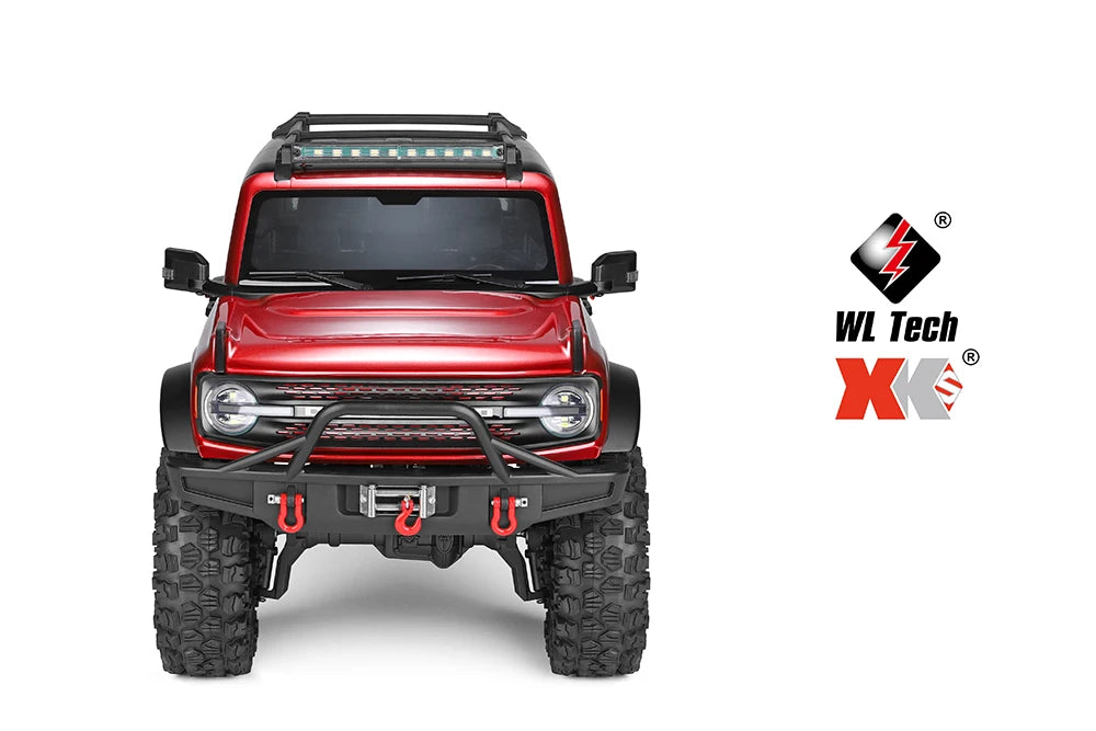 Voiture RC professionnelle tout-terrain 4x4 bronco 1/10 4WD crawler