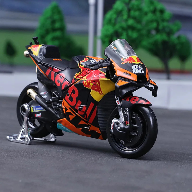 moto GP de collection 1/18 métal avec support/a partir de 14ans