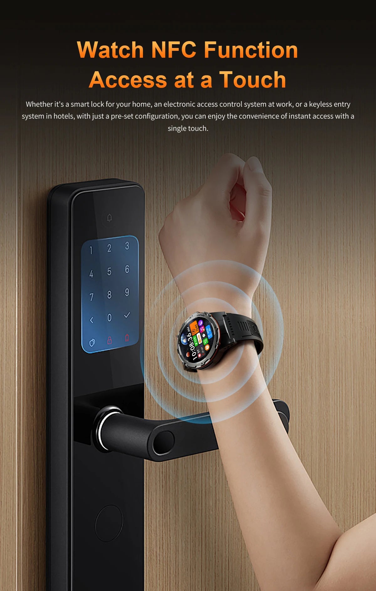 Montre Intelligente GPS Homme Sport 2025 - 500mAh NFC HD Appel IP68 Étanche - MONASTORESHOP.COM