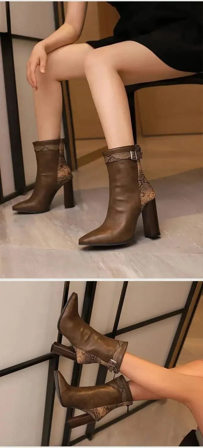 Bottines chic pour femmes couleur au choix