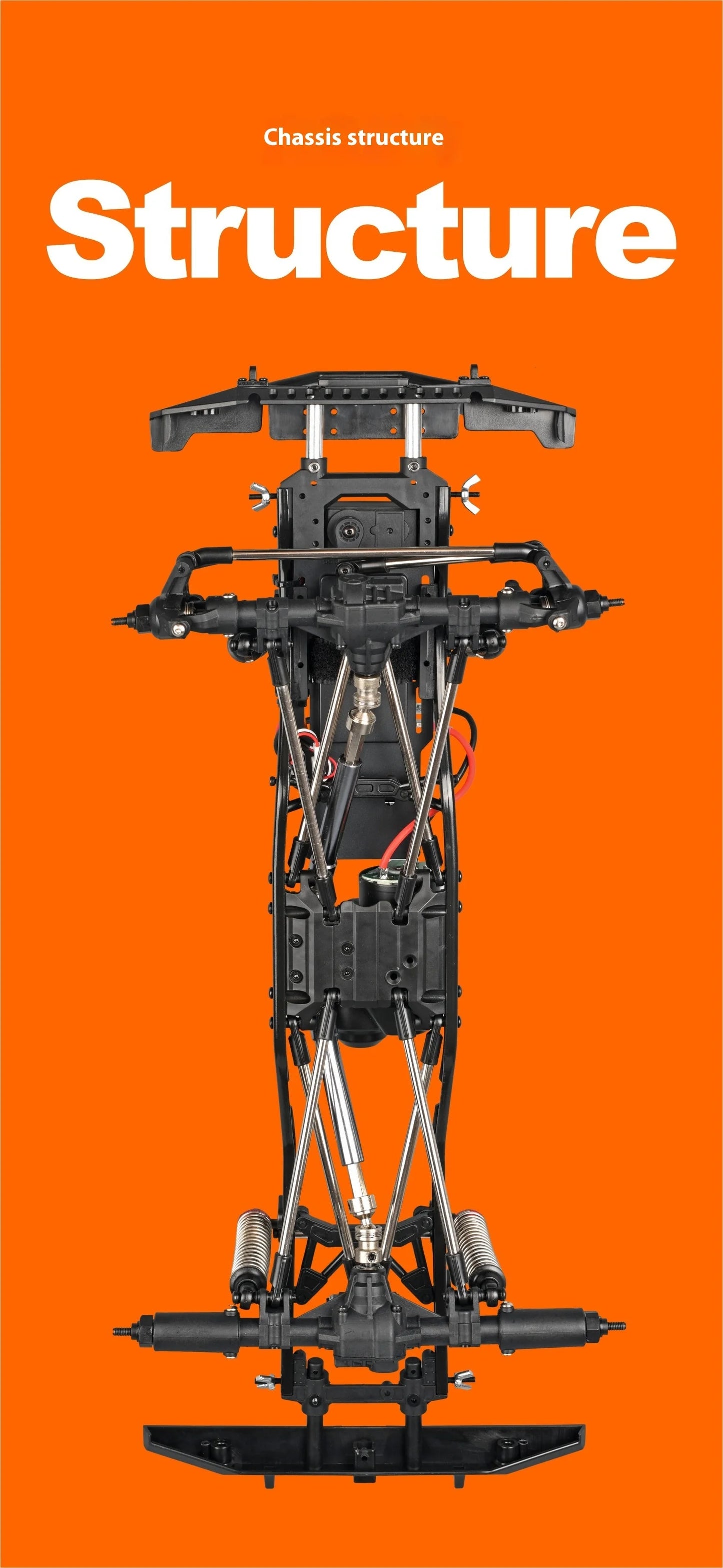 4X4 radio commandé tout terrain  a échele 1/10 prêt a rouler