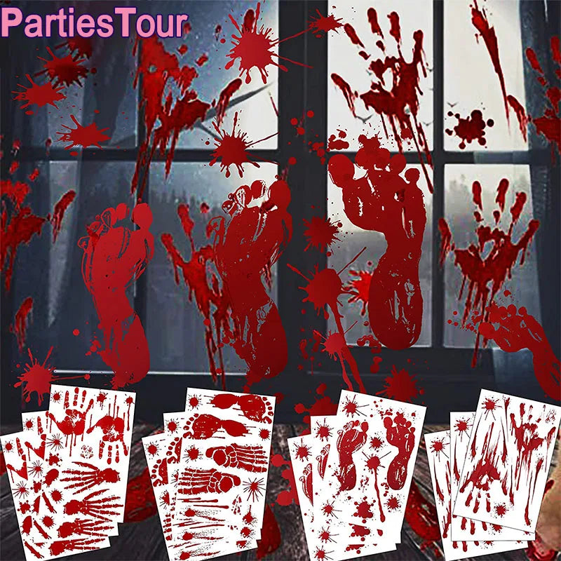 Autocollants Muraux pour Portes et Fenêtres d'Halloween