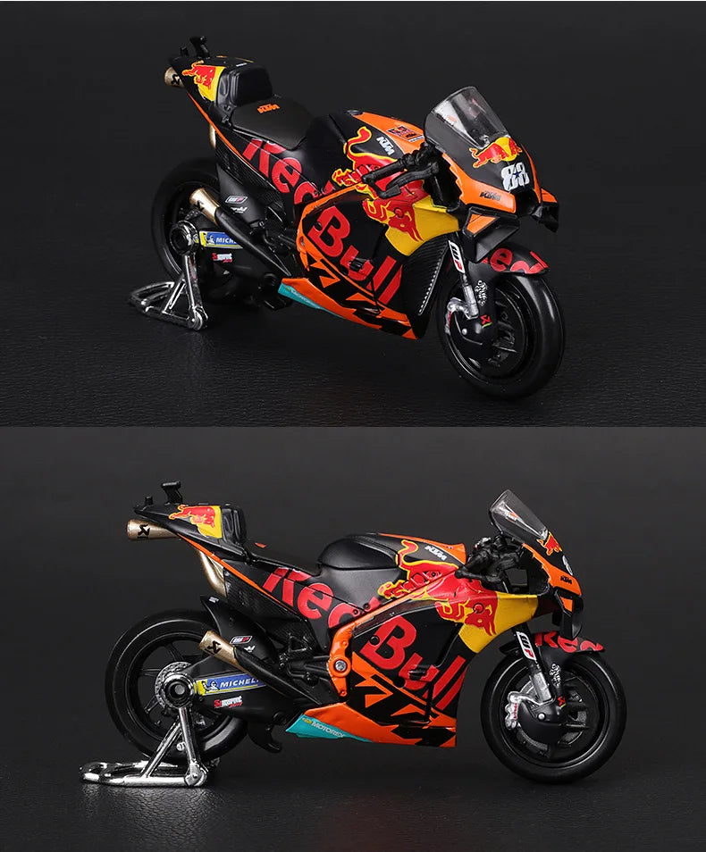 moto GP de collection 1/18 métal avec support/a partir de 14ans