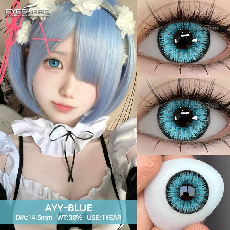 "Des yeux qui hantent. Lentilles Halloween