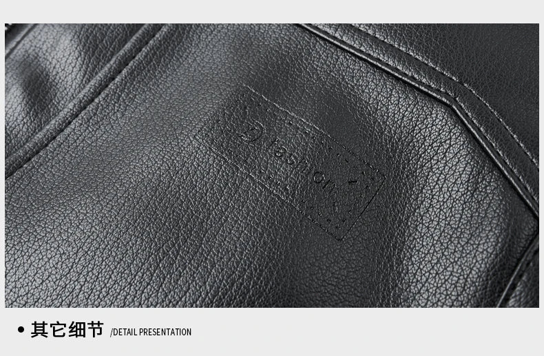 Manteau Homme Cuir Véritable Peau Mouton - Col Fourrure Chaud | MONASTORESHOP.COM