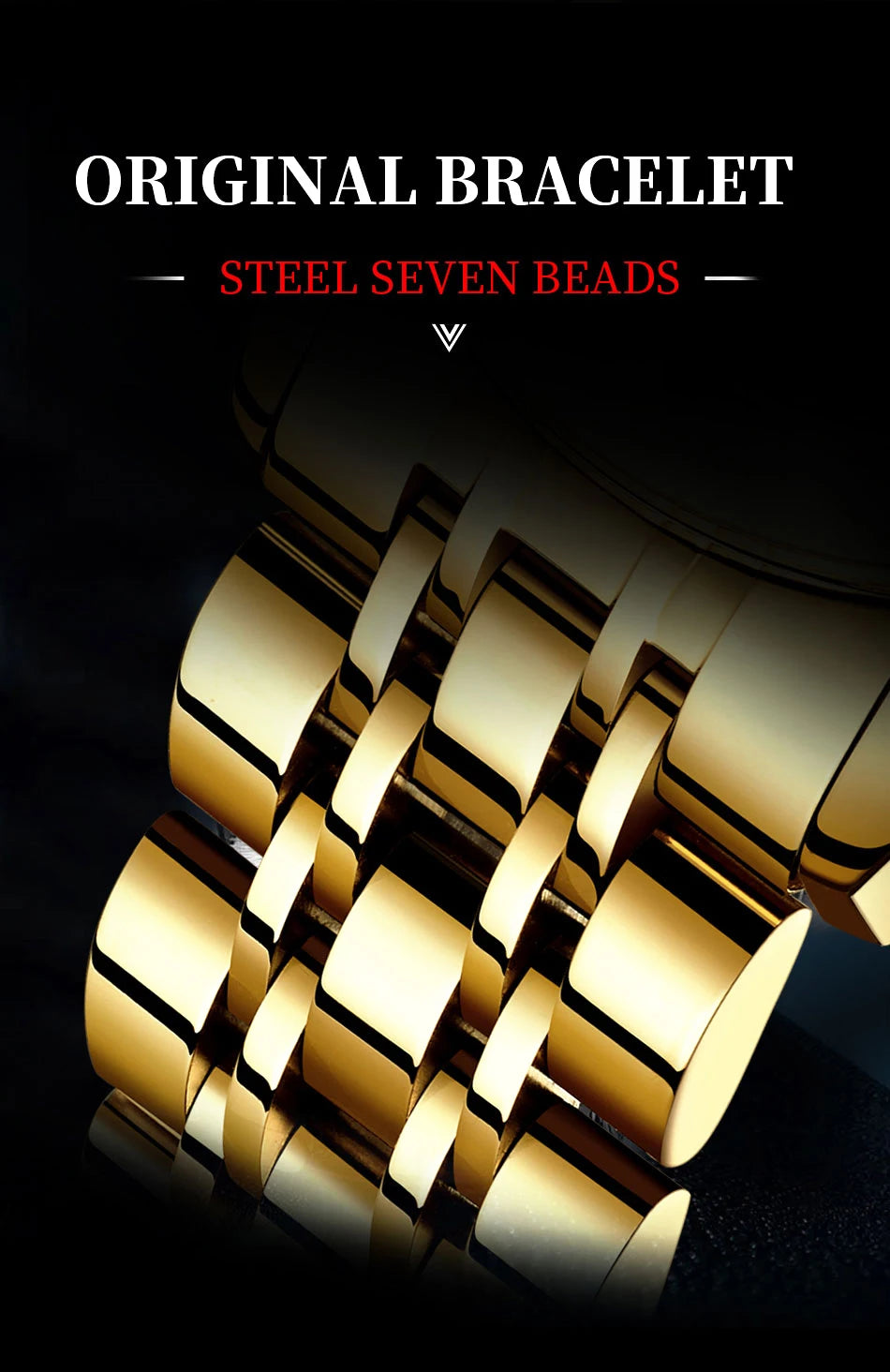 Montre Femme LIGE Acier Inoxydable - Quartz Luxe Or Noir Classique Élégante