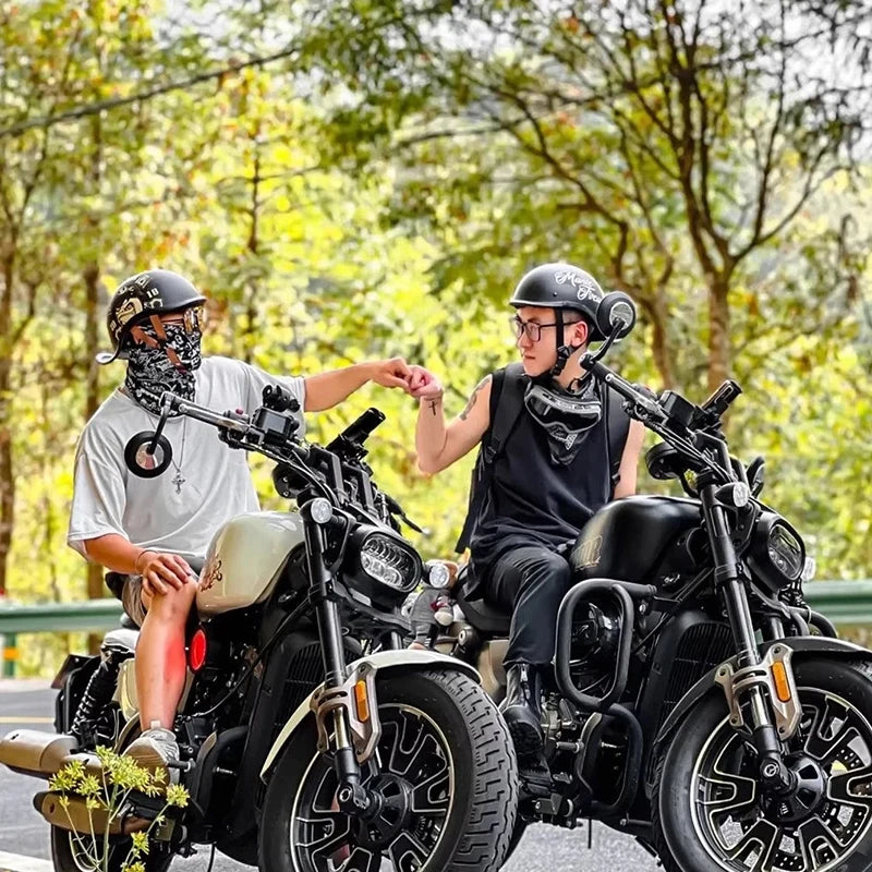 Casque de moto rétro hommes/femmes