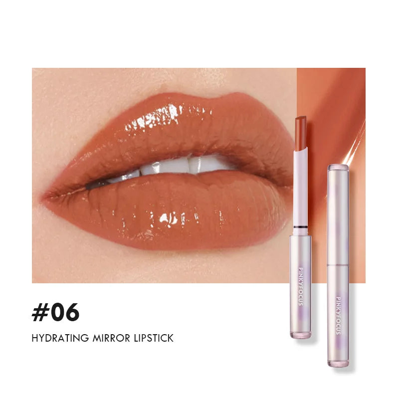 Rouge à lèvres haute qualité, 8 couleurs, effet brillant
