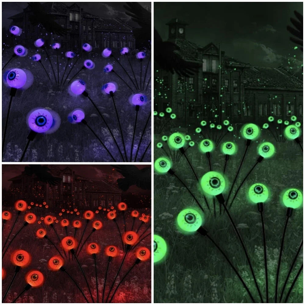 globe oculaire a LED exterieur solaire nouveauté halloween 2026