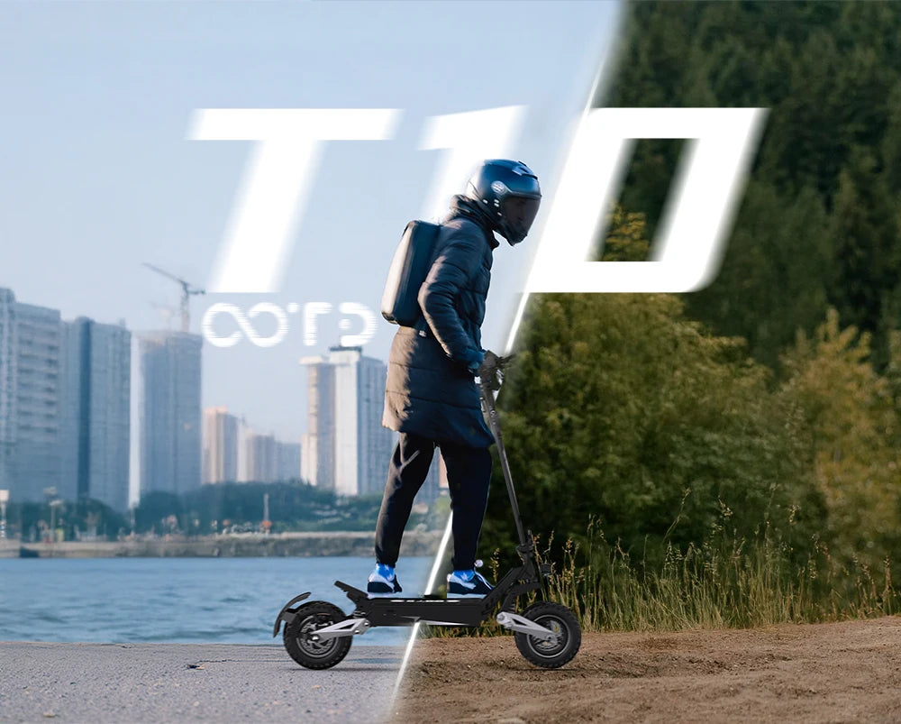 E-scooter de ville avec pneus tout terrain 900W 48V 13AH