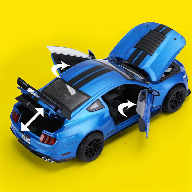 Ford Mustang Shelby GT500 1/18 en métal son et lumières jouet enfants