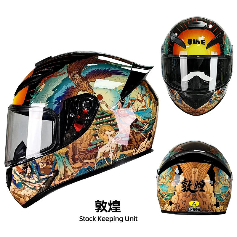 casque de moto homme femme design sport