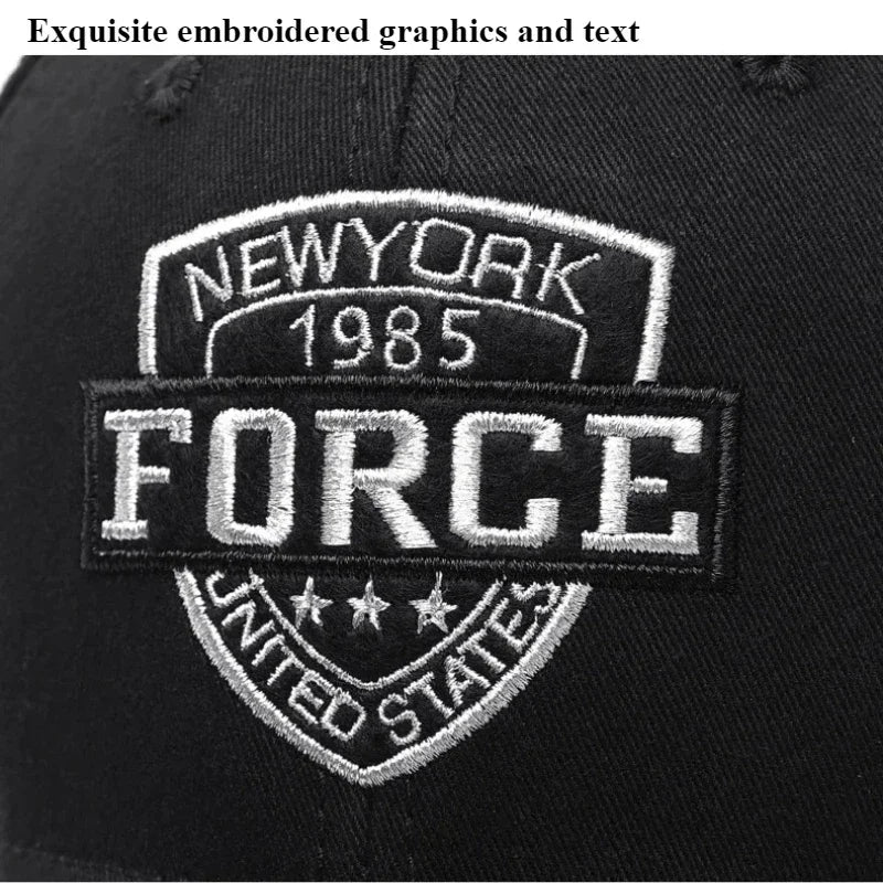 Casquette de Baseball brodée vintage hommes