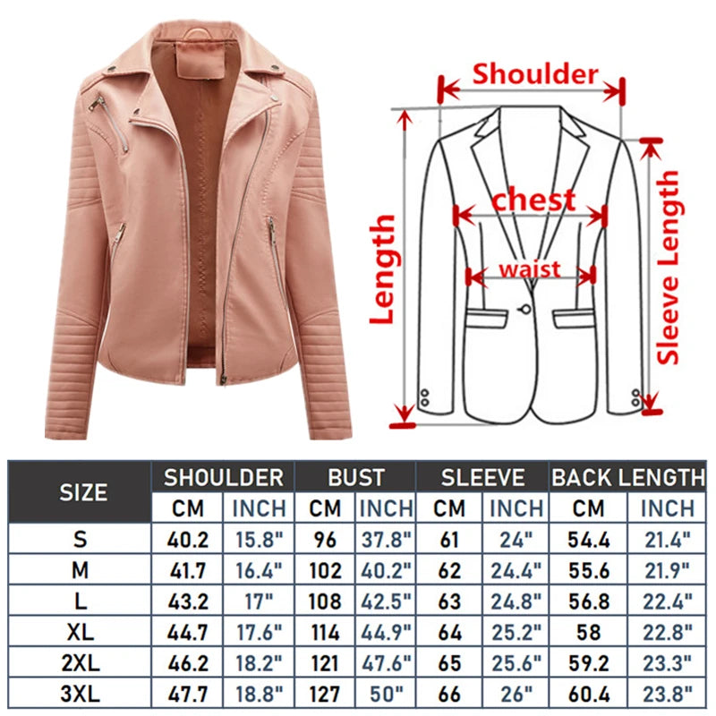 veste femme en simili cuir