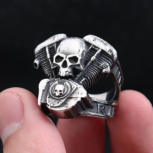 bague "bikers" en acier inoxydable pour  hommes/femmes