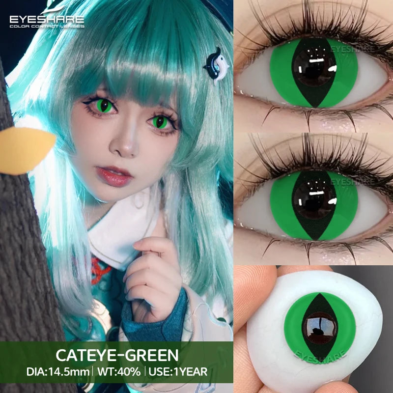 "Des yeux qui hantent. Lentilles Halloween