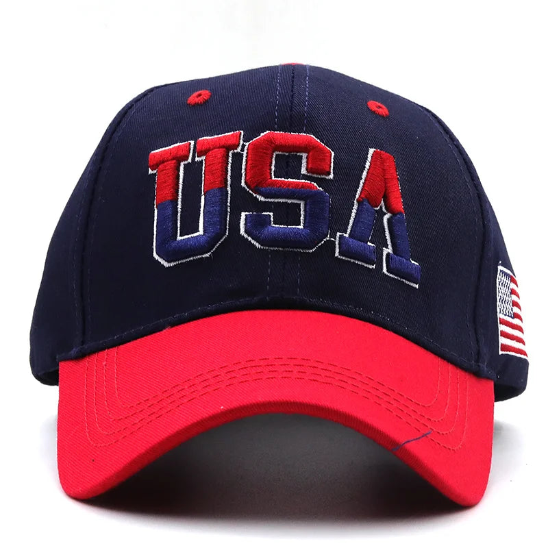 Casquette de Baseball drapeau américain pour hommes et femmes