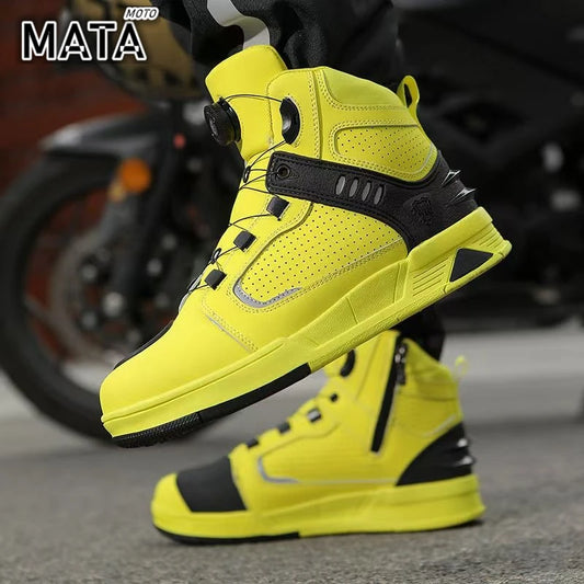 chaussures pour motard croute de cuir ou tout cuir avec bout renforcer