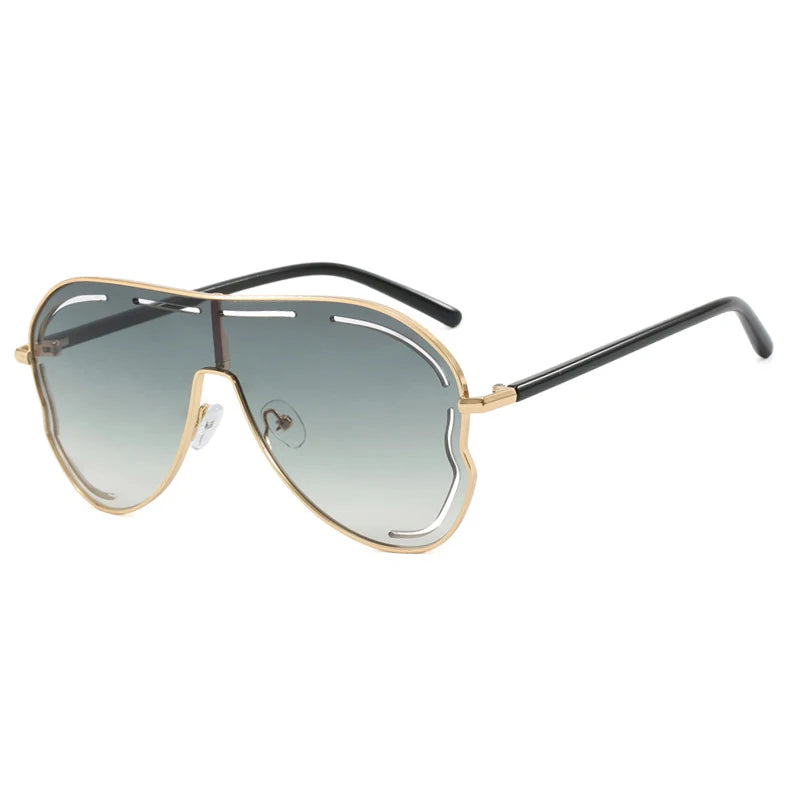 Lunettes de Soleil Vintage Surdimensionnees Femme - Style Pilote UV400