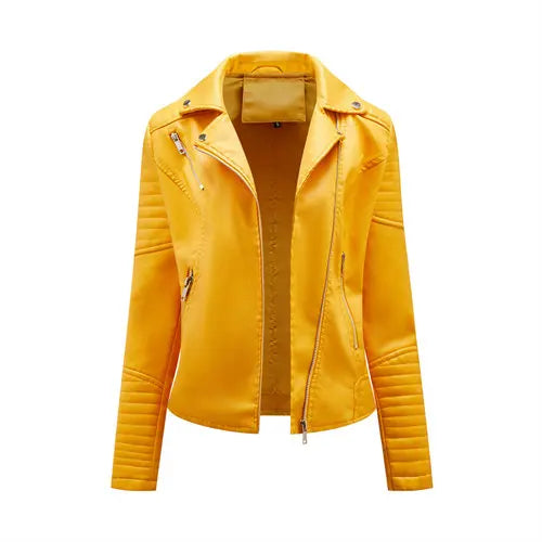 veste femme en simili cuir
