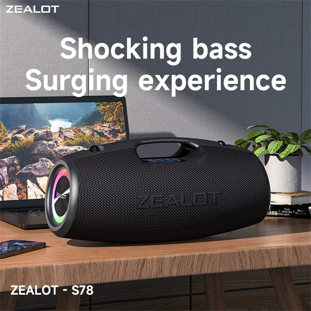 ZEALOT-S78 120W haut-parleur Bluetooth Portable