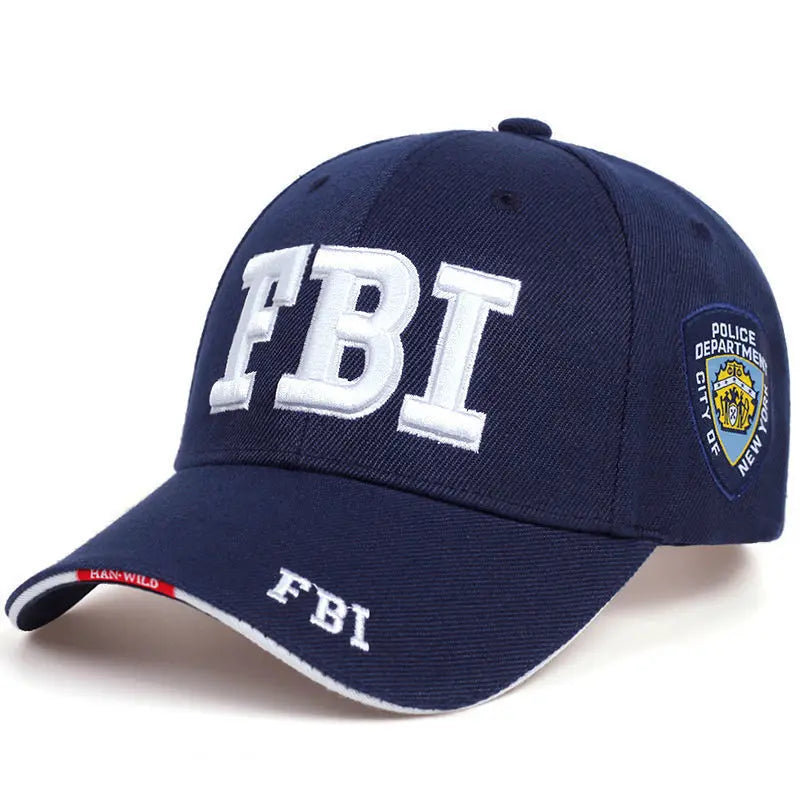 casquette de baseball "FBI" hommes/femmes