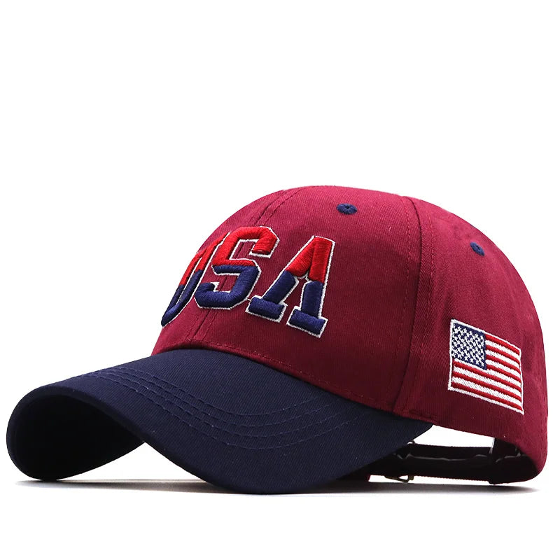 Casquette de Baseball drapeau américain pour hommes et femmes