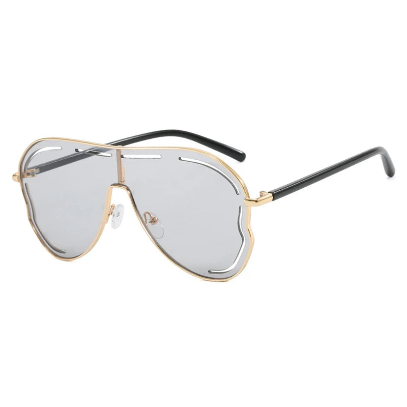 Lunettes de Soleil Vintage Surdimensionnees Femme - Style Pilote UV400