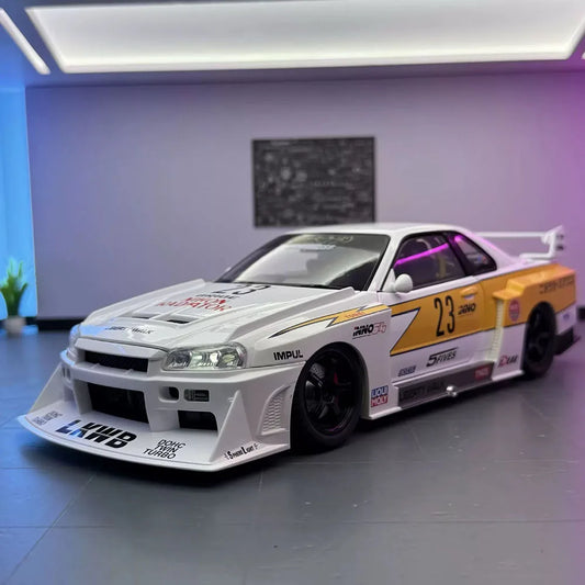 super car GTR 1/18 en alliage