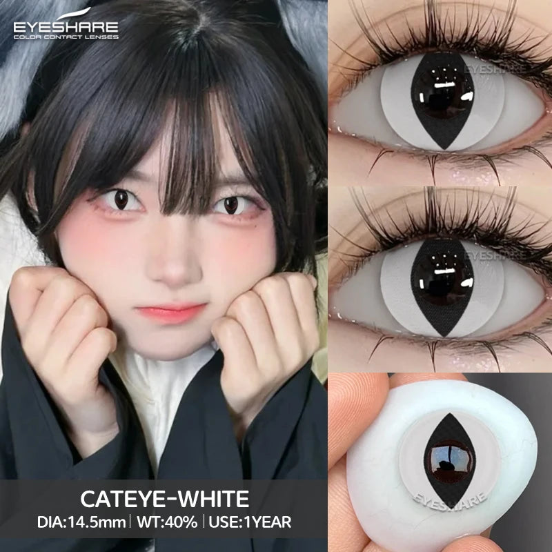 "Des yeux qui hantent. Lentilles Halloween