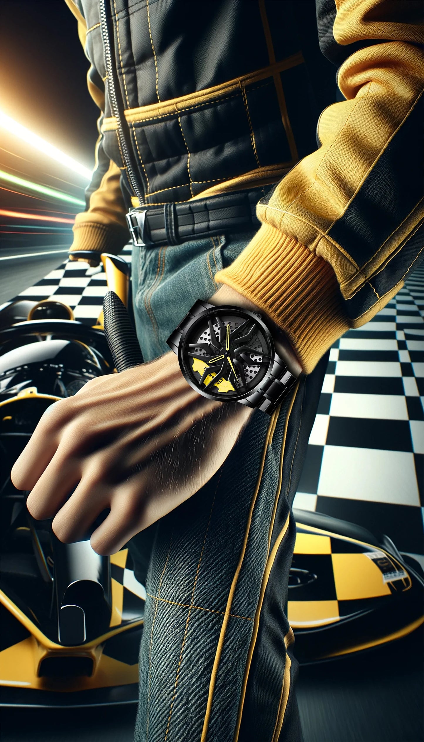 Montre Homme Sport Automobile Lumineuse - Style Business Haut de Gamme