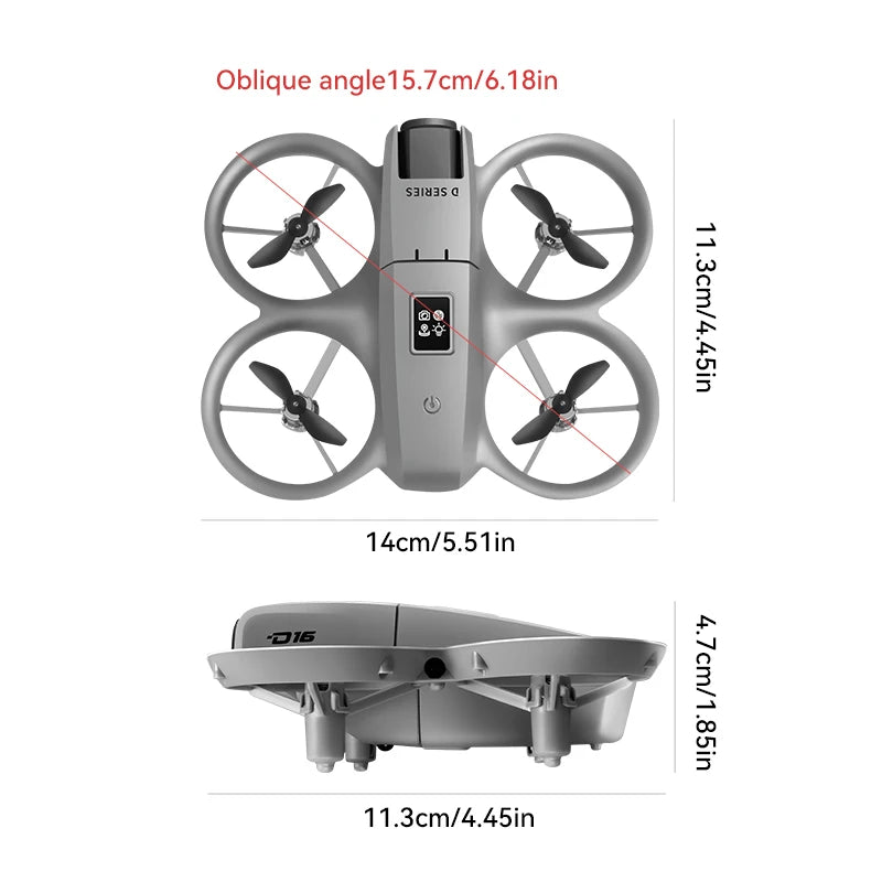 mini drone D16avec caméra 8K HD