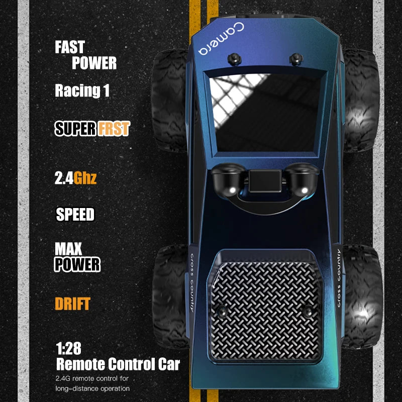 Voiture télécommandée KF29 1:28 4WD avec caméra HD