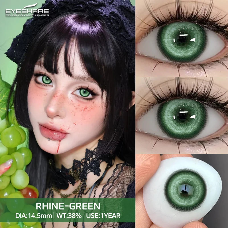 "Des yeux qui hantent. Lentilles Halloween