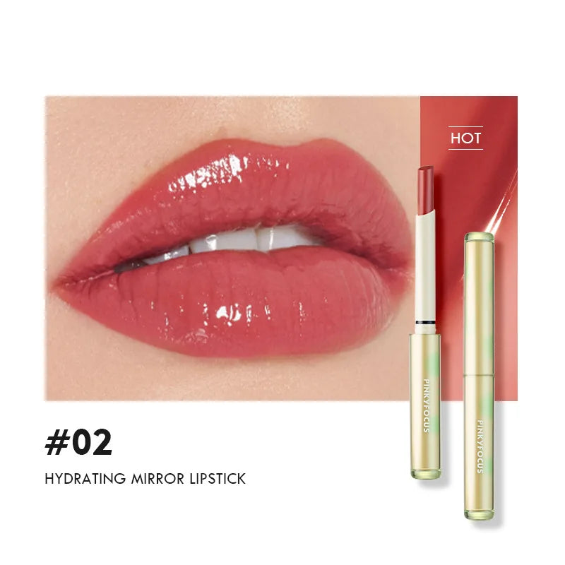 Rouge à lèvres haute qualité, 8 couleurs, effet brillant